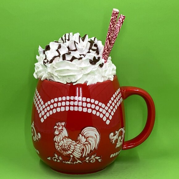 Other - Coffee Bar Decor, Tiered Tray Decor, Fake Whipped Cream Drink